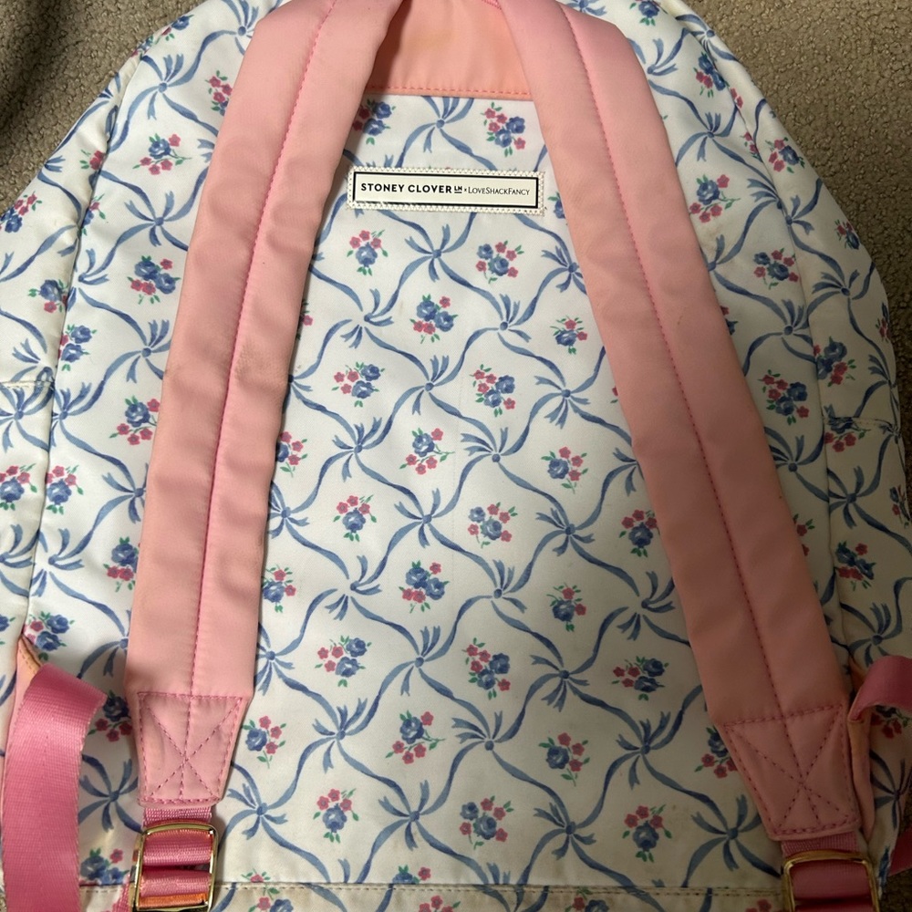 Stony Clover Lane / Love Shack Fancy collaboration backpack